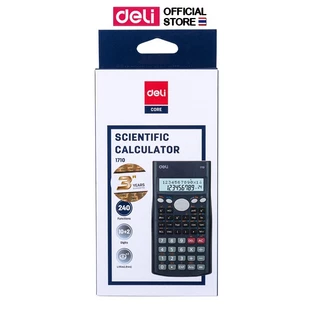 Deli 1710 Function Calculator เครื่องคิดเลขวิทยาศาสตร์ 240 ฟังก์ชั่น (จำนวน 1 เครื่อง)