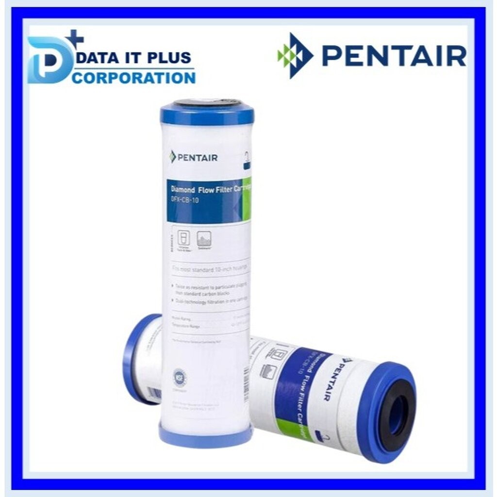 Pentair(เพนแทร์) Pentair ไส้กรอง คาร์บอน Carbon + P5 รุ่น DFX-CB – 10 กรองได้ล่ะเอียด X 2 ขนาด 10 นิ้ว มี NSF รับรอง ราคา ถูกที่สุด ดีลบีเคเค แกลเลอรีภาพที่ 2