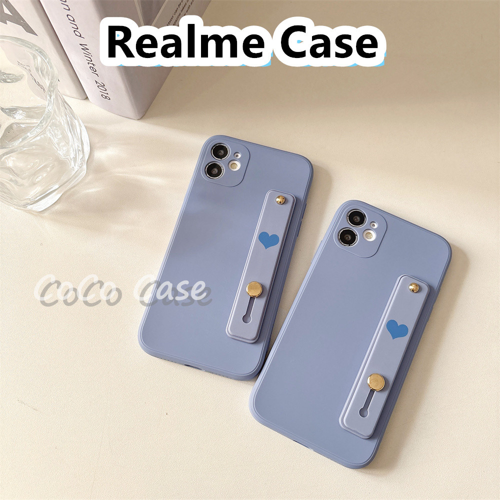 ParityFor Realme 7 5G/K7 5G/Neo 2T/Q2 Pro Cover Silicone Full Case Phone Case Cover สีเทาตรงขอบ