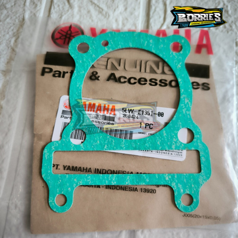PEPAK PACKING PAKING GASKET BLOCK SEHER BOTTOM NOUVO Z LELE MIO SPORTY SMILE SOUL FINO 5LW-E1351-00