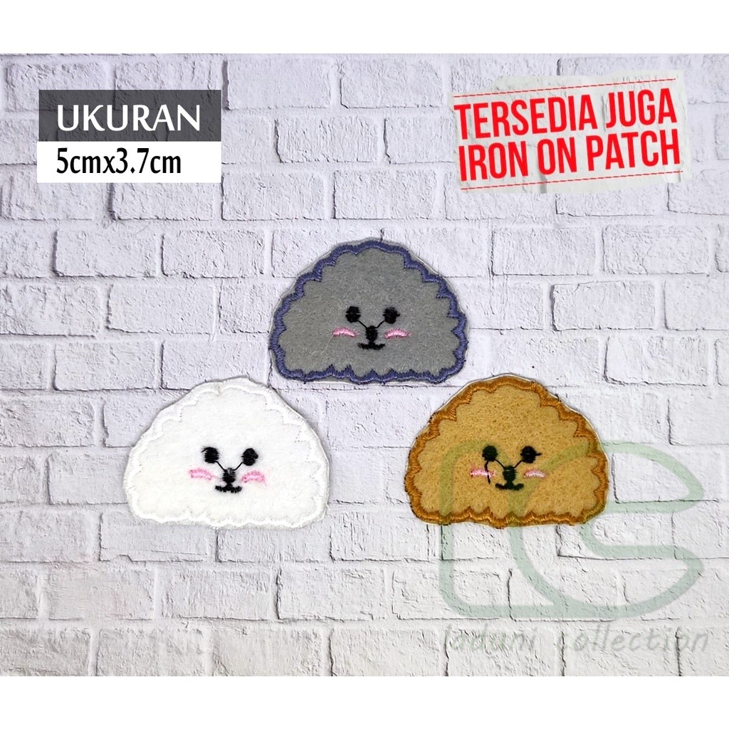 แพทช์ปัก POODLE น่ารัก