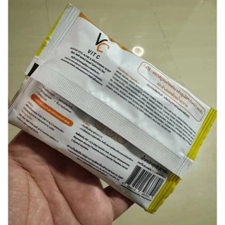 (3ก้อน) สบู่เซรั่มวิตซี น้องฉัตร 30 กรัม VC สำหรับคนเป็นสิว ทำความสะอาดใบหน้า