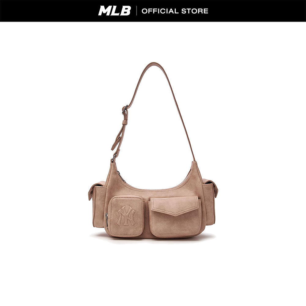 MLB กระเป๋าสะพาย ยูนิเซ็กส์ Multi Pocket Cargo Bag รุ่น 3ABQBV25N 50PKS สีชมพู