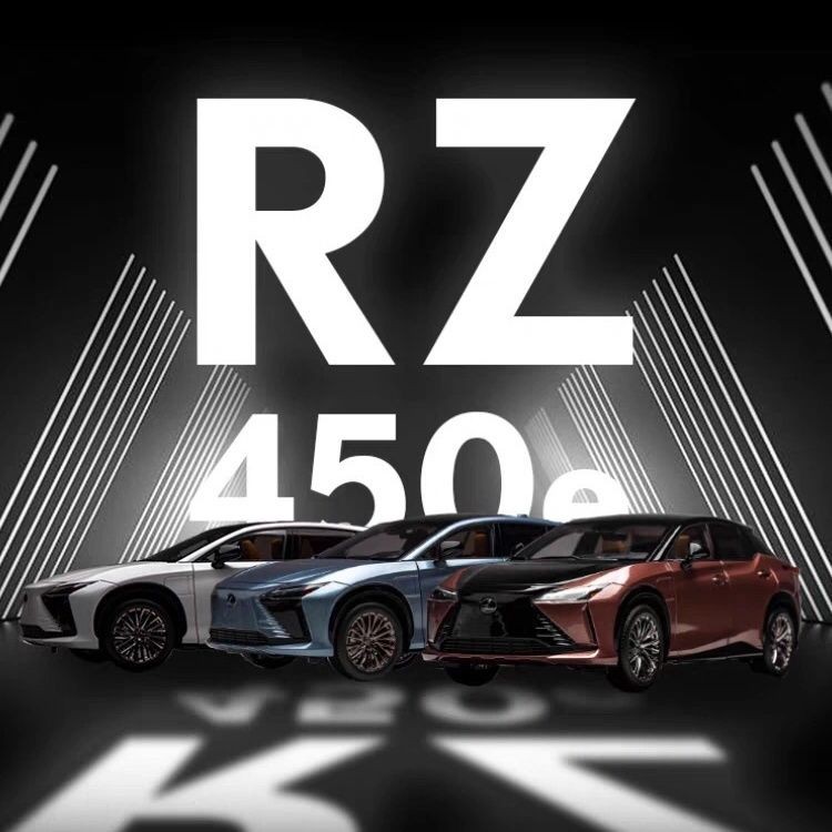 LEXUS RZ Car Model LEXUS RZ450e 1: 18 โมเดลรถรถออฟโรด