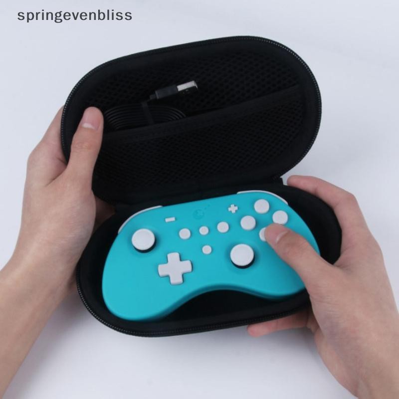 Springevenbliss Gamepad กล่องเก็บฝาครอบป้องกัน Hard Case กระเป๋าพกพากระเป๋าถือสําหรับ 8Bitdo SF30 PRO คอนโทรลเลอร์เกมจอยสติ๊ก Springevenbliss
