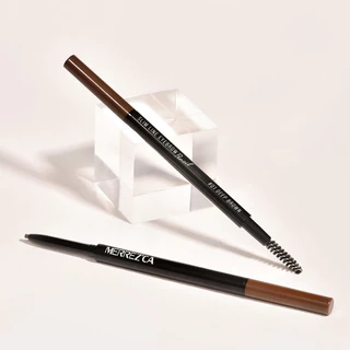 Merrezca Slim Line Eyebrow Pencil 0.05g เมอร์เรซกา ดินสอเขียนคิ้วเนื้อนุ่มลื่น.