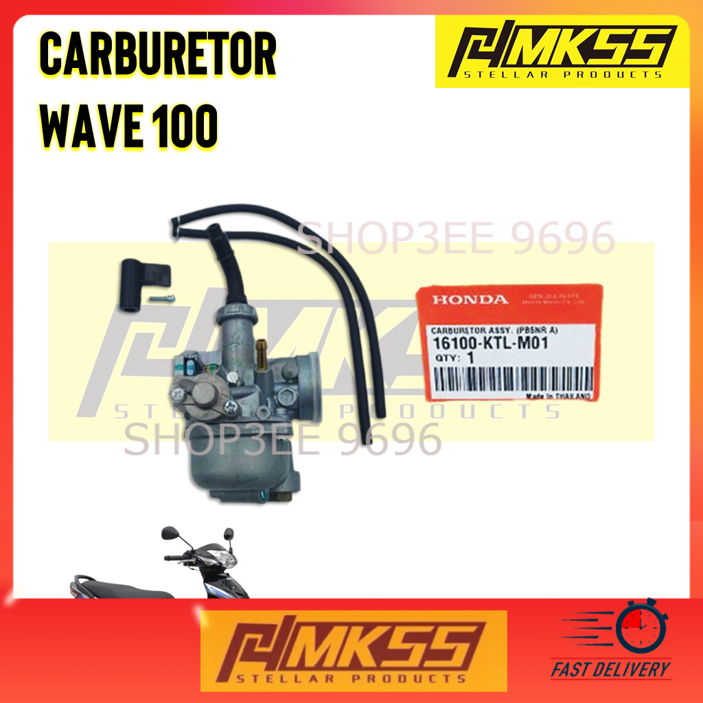 จัดส่งจาก Johor Wave 100R CARBURETOR คุณภาพสูง