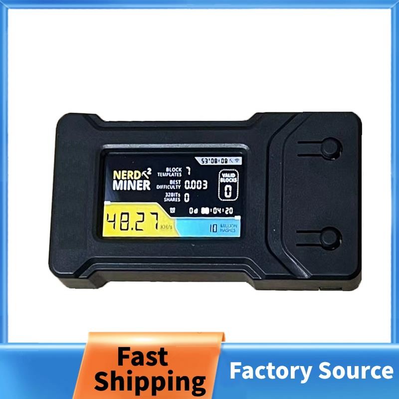 1 PCS Nerdminer V2 56K T-Display Hashrate 56 K/S Plug and Play BTC Crypto Solo Miner Bitcoin Miner M