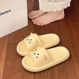 ToyNo.1🧸พร้อมส่ง🧸 "LT-113" รองเท้าแตะแบบสวม สไตล์น้องแมว พื้นนิ่ม ใส่สบาย เหมาะสำหรับใช้ในร่มและกลางแจ้ง