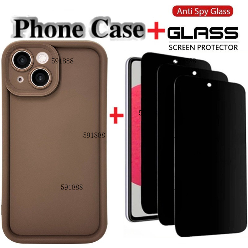 2in1 เคสโทรศัพท์ + nti Spy ความเป็นส่วนตัว T Realme C63 C61 C53 C55 C51 C67 C65 C35 C30 C30S C25 C17