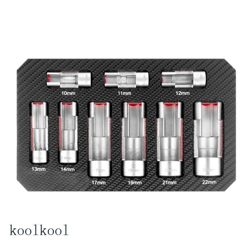 9Pcs  Wrench Set Automotive  Socket Removal Install Offset Socke