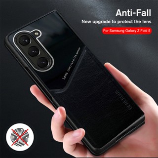 เคสหนัง PC แข็ง กันกระแทก สําหรับ Samsung Galaxy Fold 5 ZFold5 ZFold 5 ZFold5 5G