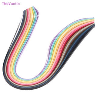 Thevantin แถบกระดาษควิลลิ่ง กว้าง 3 5 7 10 มม. ยาว 54 ซม. 36 สี 180 ชิ้น