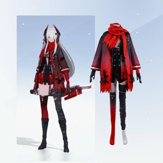 Punishing: ชุดคอสเพลย์ Lucia Crimson Abyss Girl สีเทา