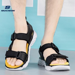 พร้อมส่ง Skechers_ MAX CUSHION รองเท้าแตะลําลอง สําหรับผู้ชาย เหมาะกับการเล่นกีฬา โยคะ