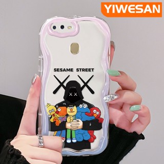 เคสโทรศัพท์มือถือแบบนิ่ม ใส กันกระแทก ลายการ์ตูน Sesame Street สําหรับ OPPO A12 A12s A5s A7 A11K