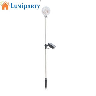 Lumiparty สายไฟ Led พลังงานแสงอาทิตย์ สําหรับตกแต่งสวน ทางเดิน สนามหญ้า 2 ชิ้น