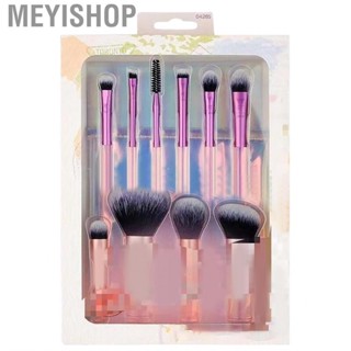 Meyishop 10PCS Mini Makeup Brush Set Portable Travel Cosmetic Brushes Kit for Convenient Tools