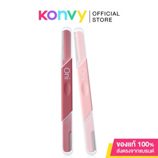 Oni Double-ended Eyebrow Razor 2pcs ที่กันคิ้ว สีชมพู 2 ชิ้น.