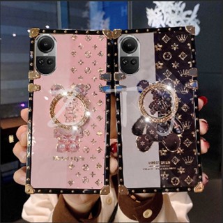 เคสโทรศัพท์กันกระแทก OPPO Reno10 Pro แฟชั่น การ์ตูนหมี ที่ใส่แหวน กันกระแทก เคสป้องกัน