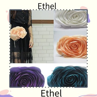 Ethel1 กระเป๋าถือ กระเป๋าสะพายไหล่ ผ้าไหม ลายดอกไม้ สําหรับผู้หญิง