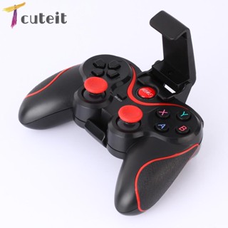 Tcuteit T3 จอยเกมบลูทูธไร้สาย สําหรับสมาร์ทโฟน Android