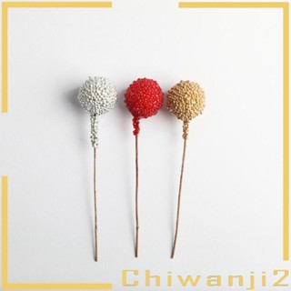 [Chiwanji2] ช่อดอกเบอร์รี่จําลอง พร็อพสําหรับตกแต่งปาร์ตี้คริสต์มาส 100 ชิ้น