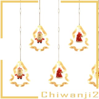 [Chiwanji2] สายไฟ LED สีขาวอบอุ่น สําหรับแขวนตกแต่งเทศกาลคริสต์มาส ในบ้าน ห้องนอน