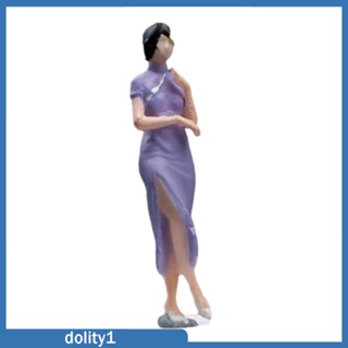 [Dolity1] ตุ๊กตาฟิกเกอร์เรซิ่น สเกล 1:64 สําหรับฉากไดโอราม่า รถไฟ DIY