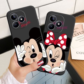 เคสโทรศัพท์มือถือ ซิลิโคนนิ่ม ลายการ์ตูนมิกกี้ มินนี่เมาส์ สําหรับ Realme C53 C55 11 Pro Plus Pro+