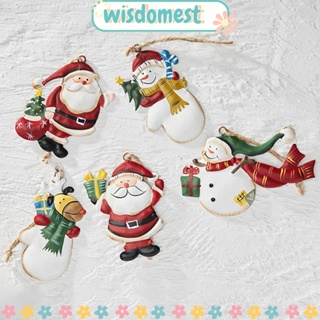 Wisdomest จี้การ์ตูนซานตาคลอส สําหรับแขวนตกแต่งเทศกาลคริสต์มาส