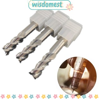 Wisdomest เครื่องมือมิลลิ่งตัดไม้ Cnc อลูมิเนียม สีเงิน|เครื่องมือเหล็กทังสเตน