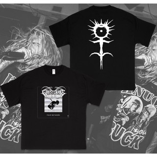 [S-5XL]ผ้าฝ้าย 100% เสื้อยืด ลาย Ghostemane X03