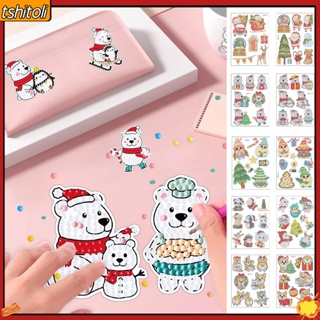 {tshitoli} สติกเกอร์ปักครอสสติตช์คริสตัล รูปการ์ตูน Diy สําหรับตกแต่งเคสโทรศัพท์ และแก้ว