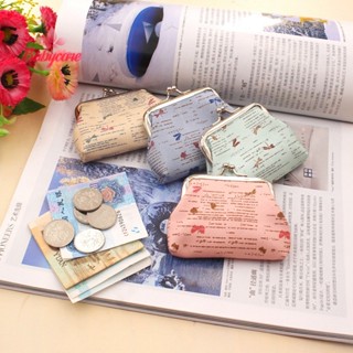 Byce&gt; กระเป๋าสตางค์ กระเป๋าใส่เหรียญ ลายตัวอักษรย้อนยุค Hasp Mini Pocket Money Purse Wedding Candy Bag new