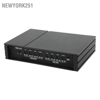 Newyork251 รถ DSP Amplifier 4 ช่องอินพุต RCA HD Bluetooth App ควบคุม 12V Universal Audio System