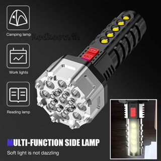 ไฟฉาย LED COB 1200mAh ชาร์จ USB สําหรับตั้งแคมป์ [Redkeev.th]