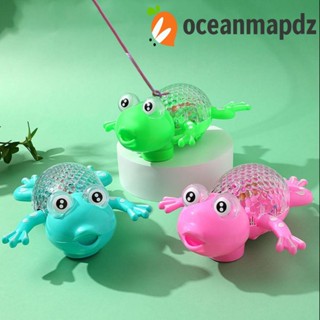 Oceanmapdz กบน้อยกบน้อย กบน้อย กบน้อย กบน้อย กบพลาสติก ไฟฟ้า ดึงเชือก ของเล่น