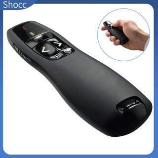 Shocc รีโมตคอนโทรลไร้สาย R400 2.4ghz Usb พร้อมไฟสีแดง