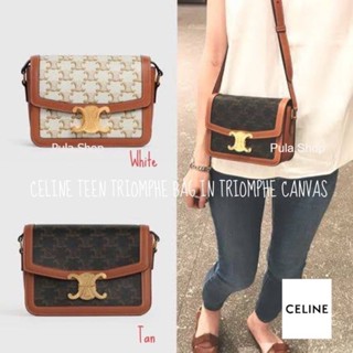 CE001 "SMALL" TEEN TRIOMPHE BAG IN CANVAS