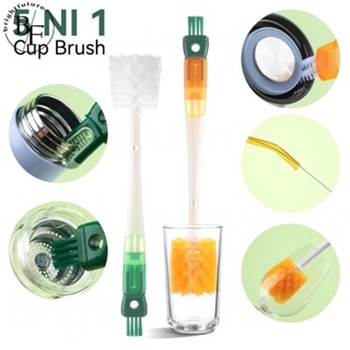 5 IN 1 Bottle Gap Cleaner Brush Cup Crevice Cleaning Brush Silicone Bottle Cup-Holder Cleaner for Home Kitchen Cleaning Accessories