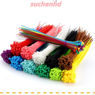 Suchenhd สายรัดสายเคเบิล ทนทาน 100 ชิ้น/แพ็ค