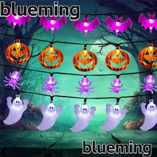 Blueming2 สายไฟ LED รูปค้างคาว แบตเตอรี่ 1.5 เมตร 5 ซม. สําหรับตกแต่งปาร์ตี้ฮาโลวีน