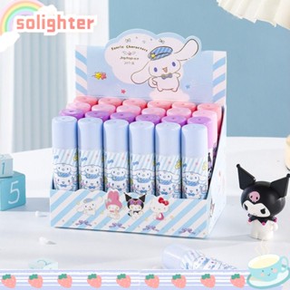 Solighter กาวแท่ง สีพื้น คูโรมิ สําหรับโรงเรียน DIY 4 ชิ้น