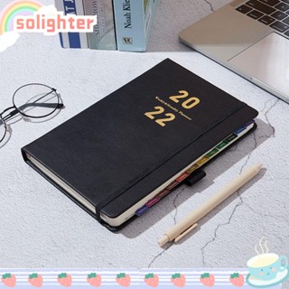 Solighter Schedule Book แพลนเนอร์ไดอารี่ ปี 2022 สําหรับสํานักงาน