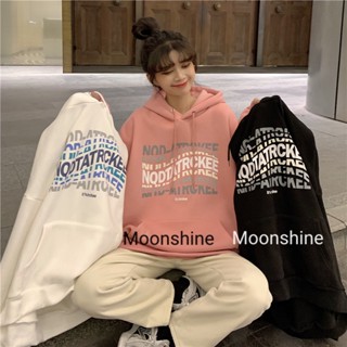 Moon เสื้อกันหนาว เสื้อแขนยาว เสื้อฮู้ด สบาย ทันสมัย คุณภาพสูง Durable WWY2390ALK36Z230909