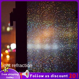 Se7ven ✨Frosted Sticker Mosaic Window Paper Glass Sticker Transparent Opaque Wallpaper Anti-visible Shading Anti-visible Wall Sticker Bathroom Door and Window Sticker