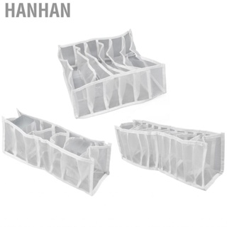 Hanhan Underwear Storage Box Washable Drawer Organizer for Cosmetics Socks