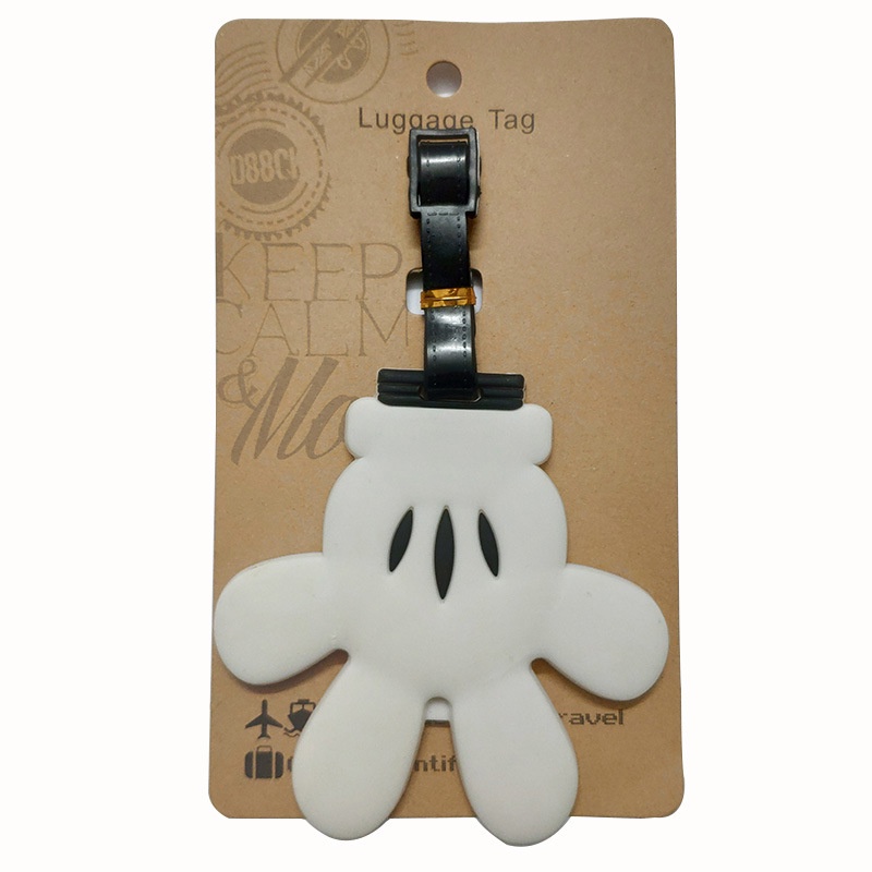Sunflower Luggage Tag ป้ายกระเป๋าเดินทาง การ์ตูนอะนิเมะป้ายกำกับ ซันฟลาวเวอร์ มิกกี้ แฮนด์ บอร์ดดิ้งแพล็ต พวงหรีด