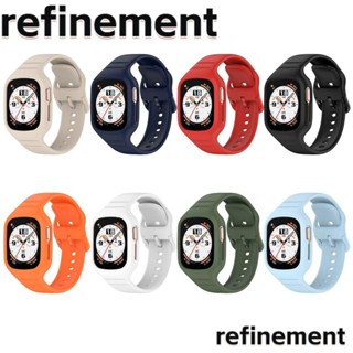 Refinement สายนาฬิกาข้อมือ TPU แบบเปลี่ยน สําหรับ Honor Watch 4 Smart Watch